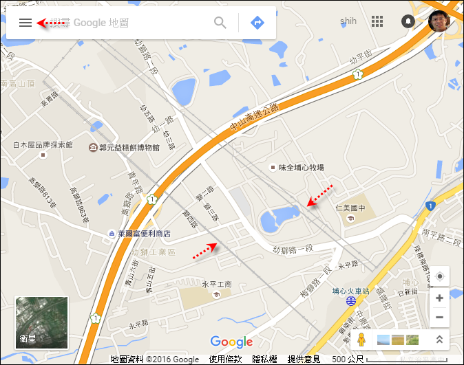 Google地圖-回報地圖上的錯誤 Google地圖-回報地圖上的錯誤