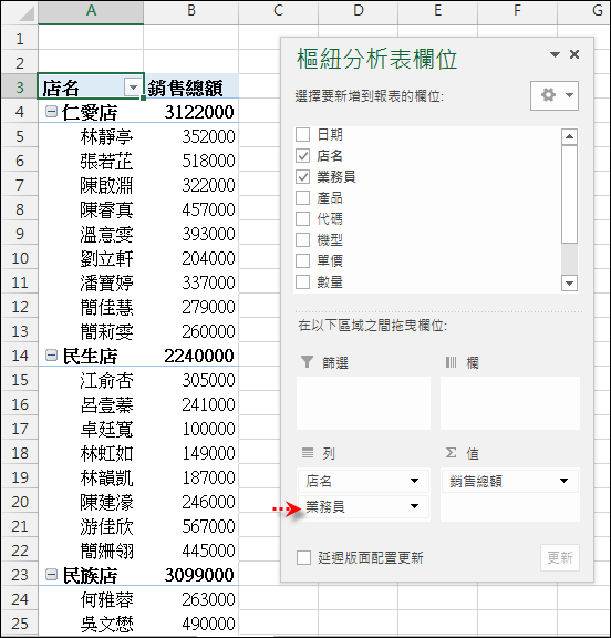 Excel-14個樞紐分析表應用練習 Excel-14個樞紐分析表應用練習