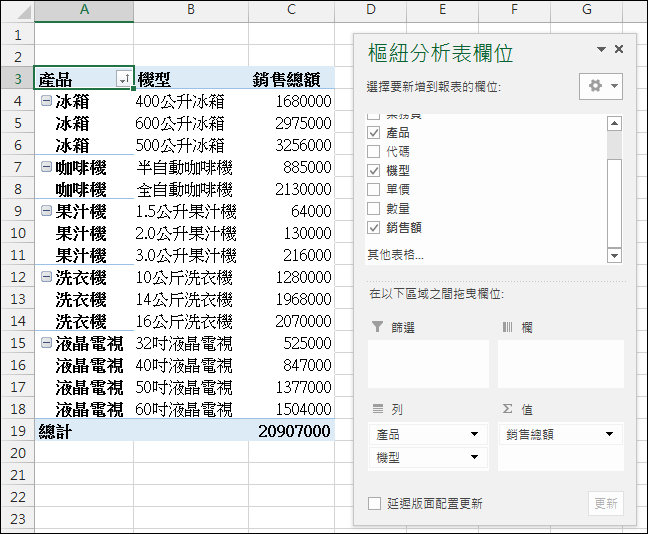 Excel-14個樞紐分析表應用練習 Excel-14個樞紐分析表應用練習