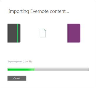 將Evernote記事移轉至OneNote中 將Evernote記事移轉至OneNote中