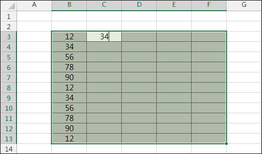 Excel-在儲存格輸入資料時設定輸入順序 Excel-在儲存格輸入資料時設定輸入順序