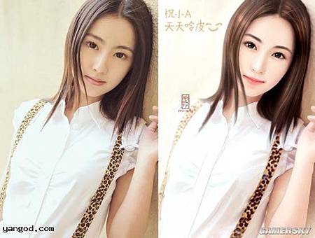 中國版二次元 vs 三次元唯美對比圖 