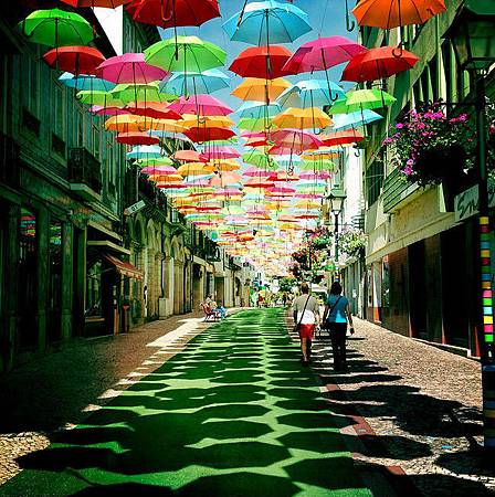 Umbrellas Agueda Portugal