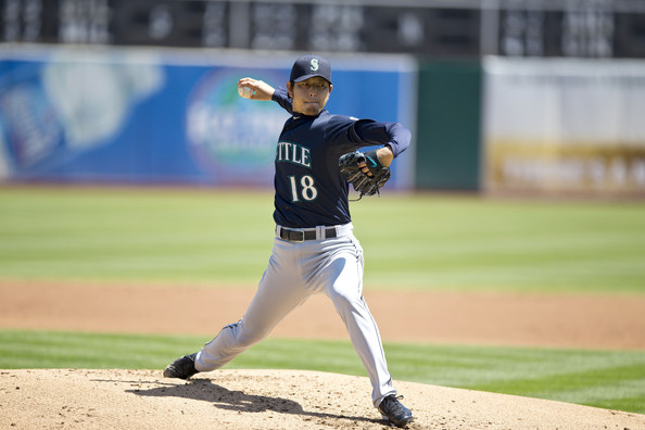 Hisashi+Iwakuma+Seattle+Mariners+v+Oakland+zUg_bJPo3q3l