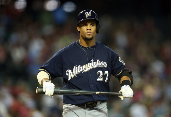 Carlos+Gomez+Milwaukee+Brewers+v+Arizona+Diamondbacks+Clg1ijRCYOvl