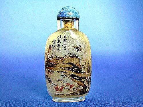 直売正本 鼻煙壺『赤壁圖』『靜聽松風圖』手絵精品 中國傳統工芸美術 ...