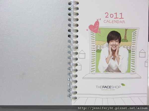 The Face Shop桌曆 The Face Shop桌曆