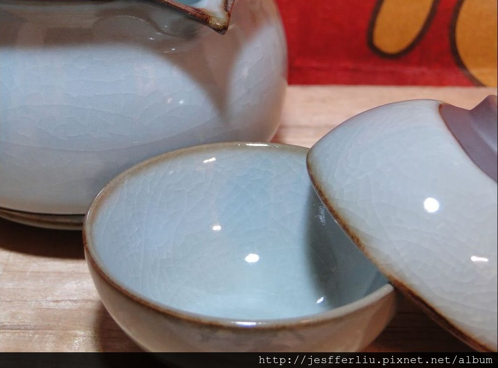 青瓷汝窯柴燒手拉坏手繪