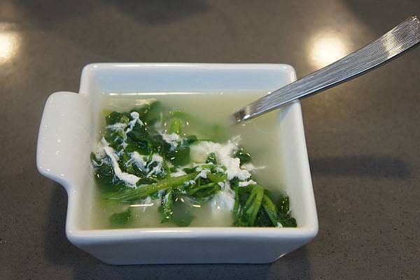 鹹蛋西洋菜湯 鹹蛋西洋菜湯