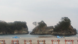 前往松崎經過的堂之島海域