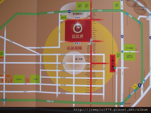 [竹南] 上磊建設「富比士」2012-07-18 001 位置參考圖
