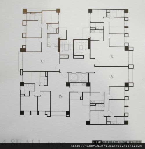 [新竹] 樸實建設「理性＆感性」(理性與感性)簡銷翻拍2012-07-23 003 4-8F標準層