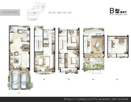 [台中] 圓頂建設「20e3」2012-08-31 013 B型標準戶平面參考圖