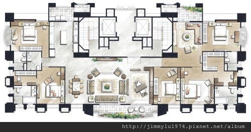 [竹北] 聚合發建設「香禔」(大樓) 2013-06-13 020 AB合併戶家配參考圖