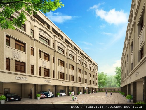 [新埔公所] 禾寅建設「外翰第」(透天) 2013-10-22 001 外觀透視參考圖