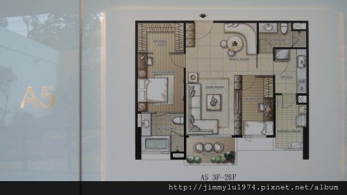 [新竹明湖] 遠雄建設「遠雄御莊園」(大樓)樣品屋參考裝潢A5戶約38.6坪 2014-02-19 003