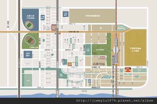 [高鐵生醫] 群新建設「群新墨客」(大樓) 2014-02-25 004 位置參考圖