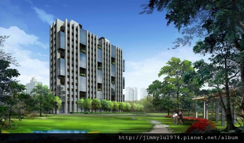 [竹北高鐵] 良茂建設「Life Park」(大樓)外觀透視參考圖 2014-05-20