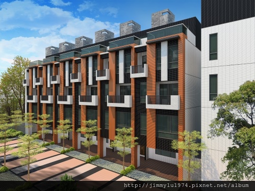 [竹南大埔] 嘉定建設「MoMA美墅」(透天) 2014-06-07 003 外觀透視參考圖