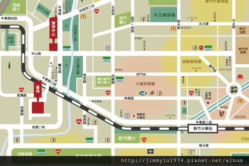 [新竹崧嶺] 金鋐建設「金鋐心中墅」(透天) 生活機能參考圖 2014-06-19