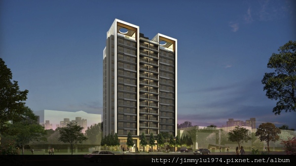 [新竹市區] 春福建設「春福若隱」(大樓) 2014-08-10 002 外觀透視參考圖