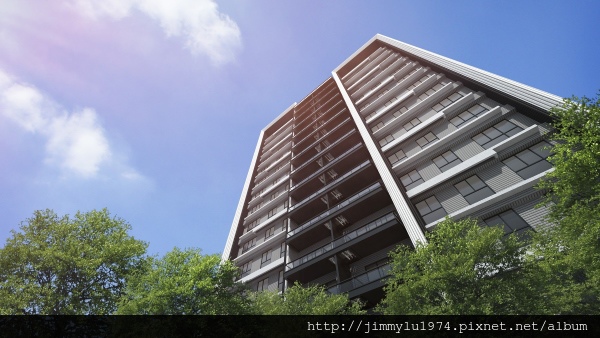 [新竹市區] 春福建設「春福若隱」(大樓) 2014-08-10 003 外觀透視參考圖