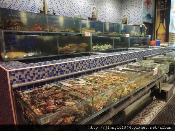 永久活魚海鮮5-店外滿是活跳跳的生猛海鮮