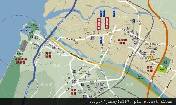 [竹北溪州] 方漢建設「璽悅」(透天)2014-10-06 006 生活機能參考圖.jpg