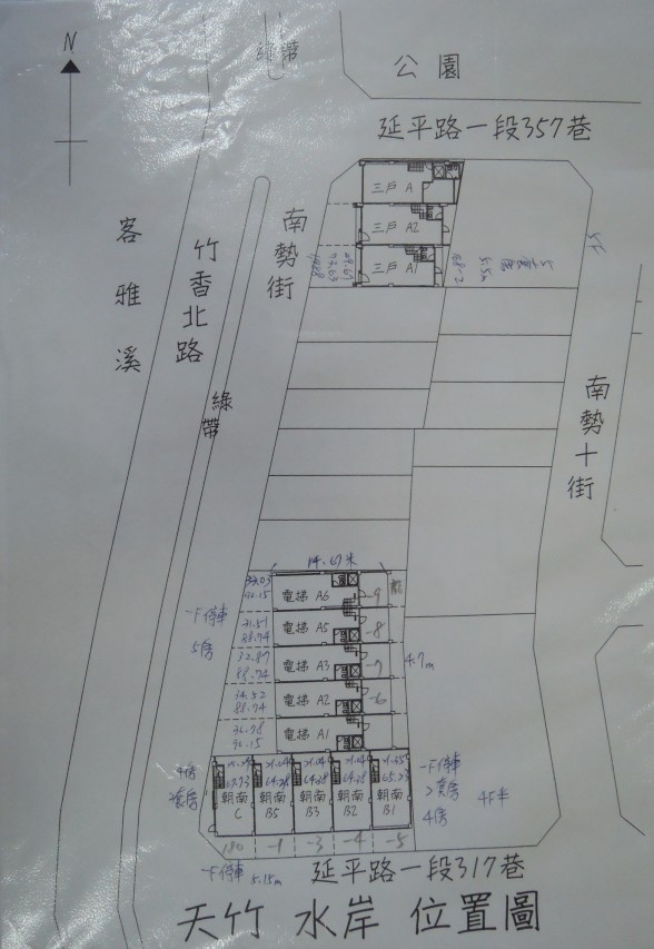 [新竹南勢] 譽家建設「天竹水岸」(電梯透天)2014-10-27 008 ABC全區平面參考圖