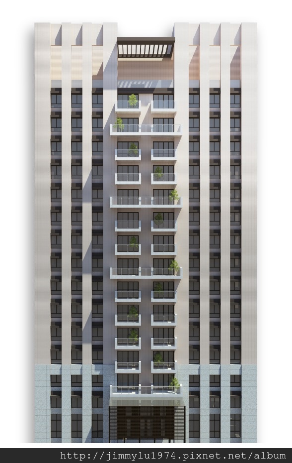 [竹南公所] 東陞建設「樹上景」(大樓)2014-12-15 008 外觀透視參考圖