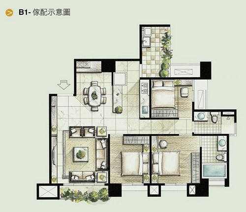 名發建設「三境」73 B1家配圖.jpg