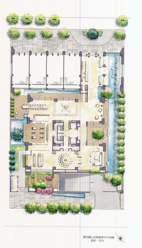 鉅虹建設「鉅虹雲山」2011-03-03 15-1樓景觀公設動線參考平面圖.jpg