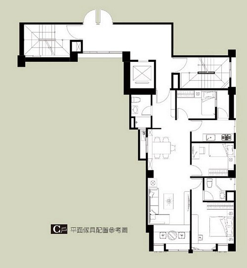 建祥建設「璞真」15平面參考墨線圖(C戶).jpg