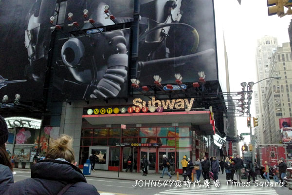 紐約觀光景點 紐約時代廣場 搭地鐵 subway 紐約觀光景點 紐約時代廣場 搭地鐵 subway