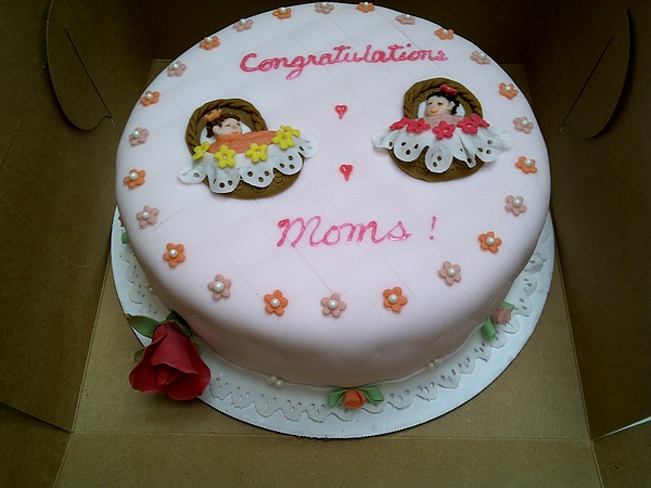 Baby Shower Cake - Original Plain Background Baby Shower Cake - Original Plain Background