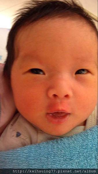 ❤影音❤我們家小Baby小鳳梨喝奶奶打嗝中~~聲音表情超