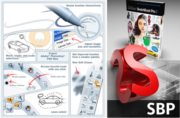 產品數位設計草圖繪製教學(二)﹣軟體界面簡介 Autodesk Sketchbook Pro | Jianyou in Milan 8 B001W2Y5Q0-2