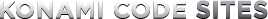 konami code sites konami code sites