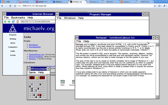 web based win 3.1 web based win 3.1