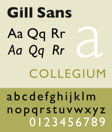 Gill Sans Gill Sans