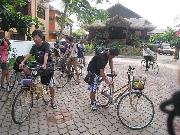 今天要騎鐵馬探險吳哥窟