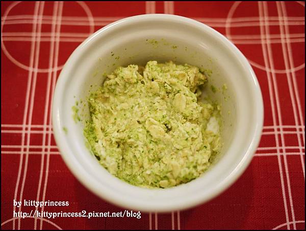 燕麥片+花椰菜汁