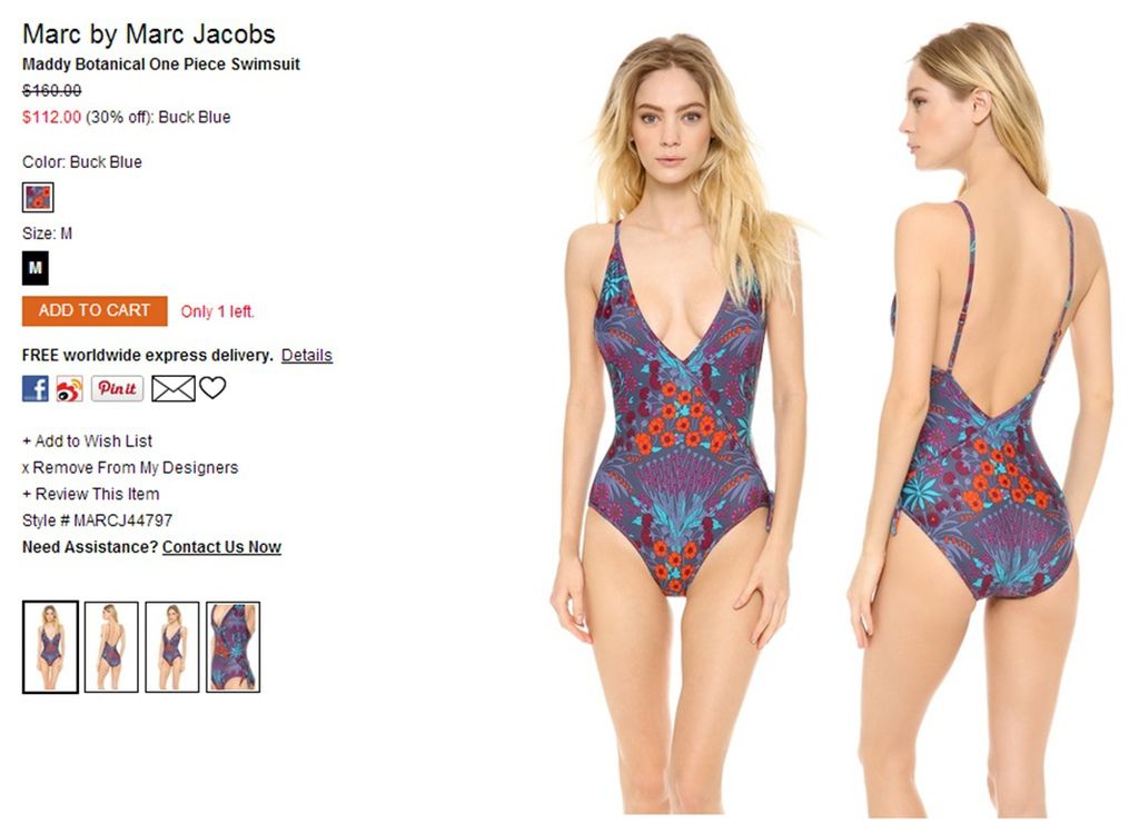 Marc by Marc Jacobs Maddy Botanical One Piece Swimsuit   SHOPBOP-horz.jpg