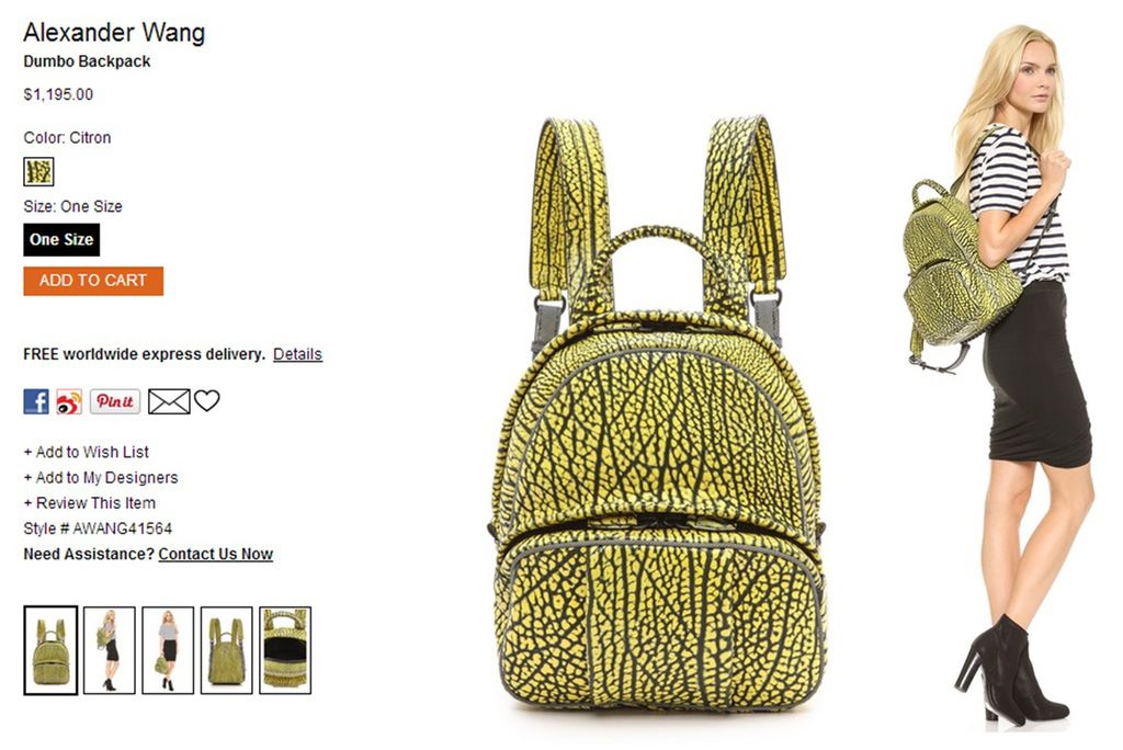 Alexander Wang Dumbo Backpack.jpg Alexander Wang Dumbo Backpack.jpg