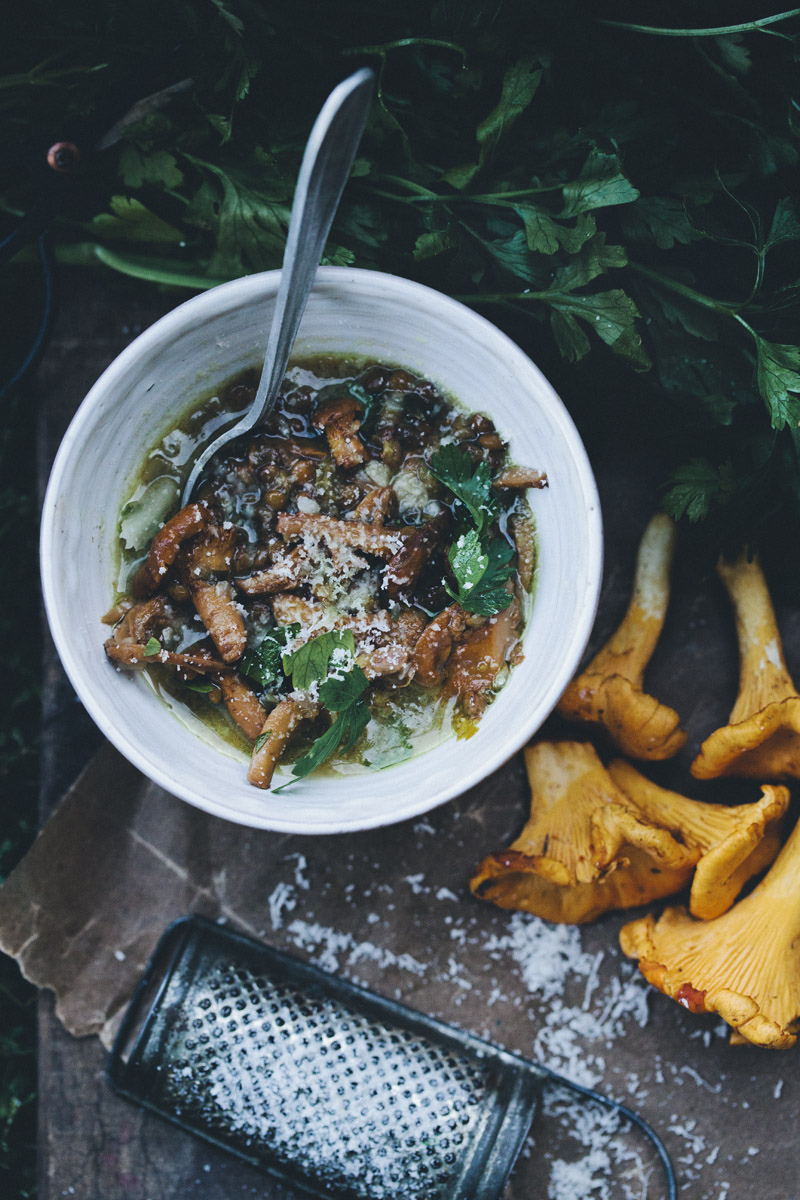 雞油菌菇扁豆湯Chanterelle & Lentil Soup