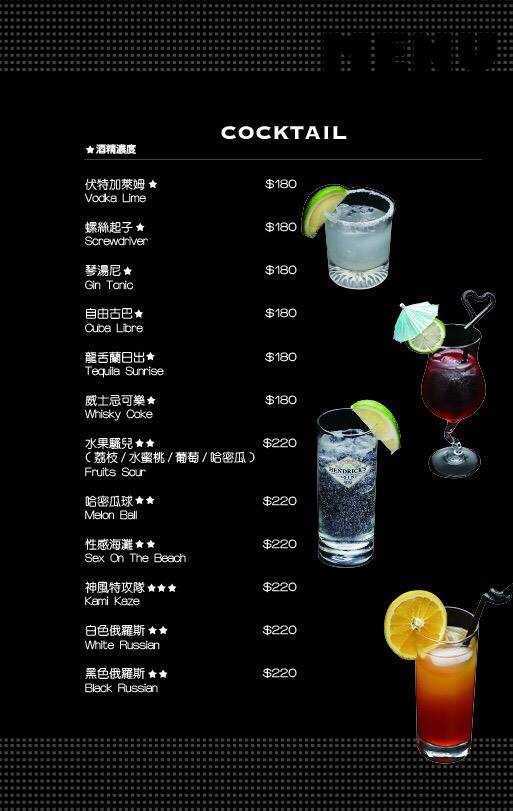 Chess : Pizzeria & Bar 披薩餐-菜單