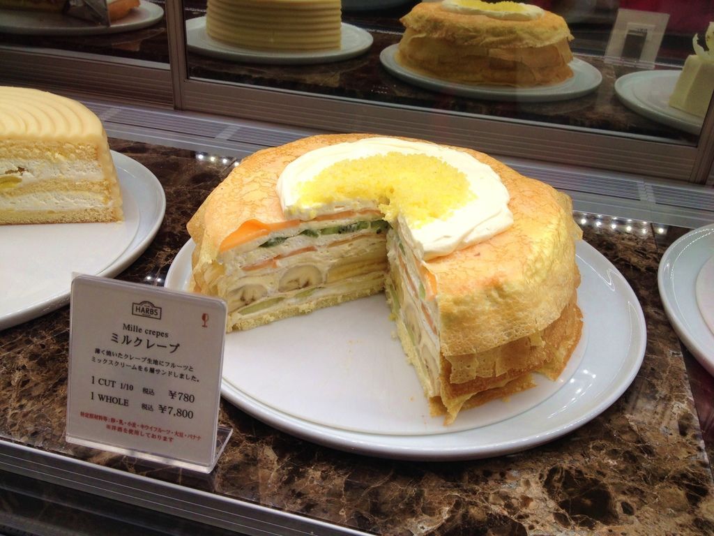 [横滨 下午茶 harbs(横浜ランドマークタワー 水果风味海绵蛋糕