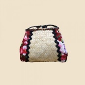 月桃葉編織開口零錢包 月桃葉編織開口零錢包