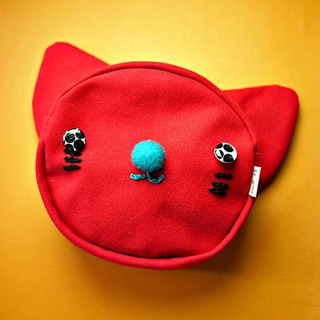 大紅貓咪防走失背包 大紅貓咪防走失背包