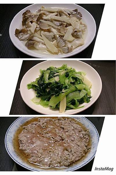 美善品-一鍋三菜(秀珍菇、白飯、瓜仔肉) 美善品-一鍋三菜(秀珍菇、白飯、瓜仔肉)